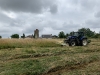 Cutting the hay in the Monument Field