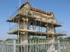 Priory arch undergoing restoration