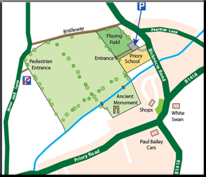 Map Of Priory Fields